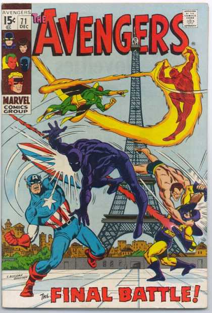 Avengers 71 - Avengers - Marvel - Comic - Group - December - Sal Buscema