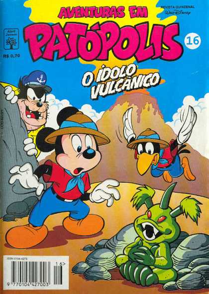 Aventuras em Patopolis 16 - Volcano - Mickey Mouse - Crow - Alien - Bad Guy
