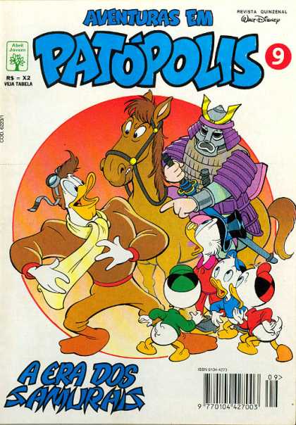 Aventuras em Patopolis 9 - No 9 - Walt Disney - Uncle Scrooge - Huey Duey And Louie - Warrior