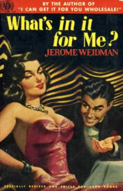Avon Books - What's In It for Me? - Jerome Weidman