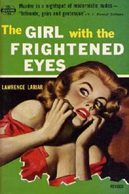 Avon Books - The Girl With the Frightened Eyes - Lawrence Lariar