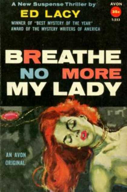 Avon Books - Breathe No More My Lady - Ed Lacy