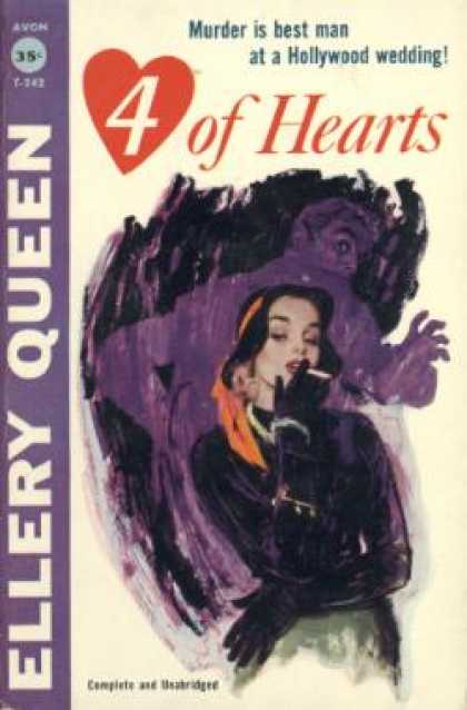 Avon Books - 4 of Hearts - Ellery Queen