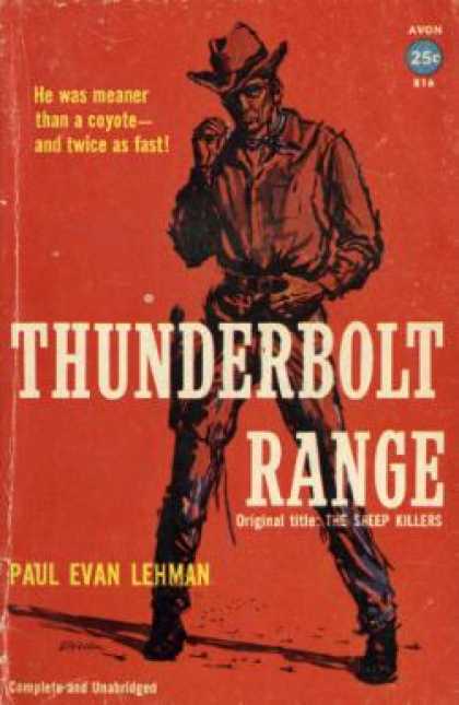 Avon Books - Thunderbolt Range - Paul Evan Lehman