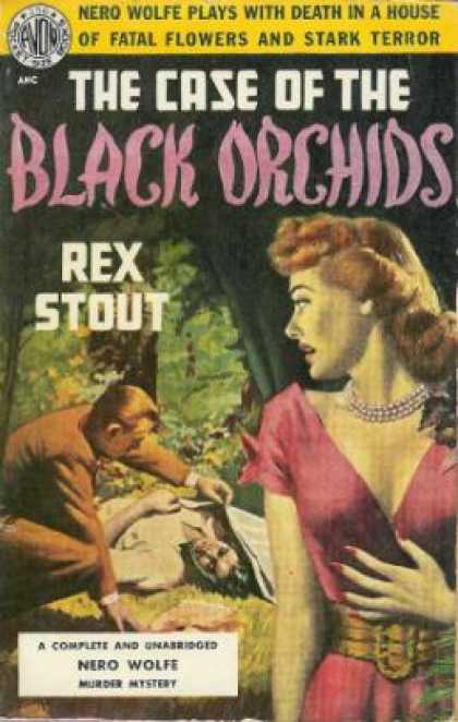 Avon Books - The Case of the Black Orchids : A Nero Wolfe Mystery - Rex Stout