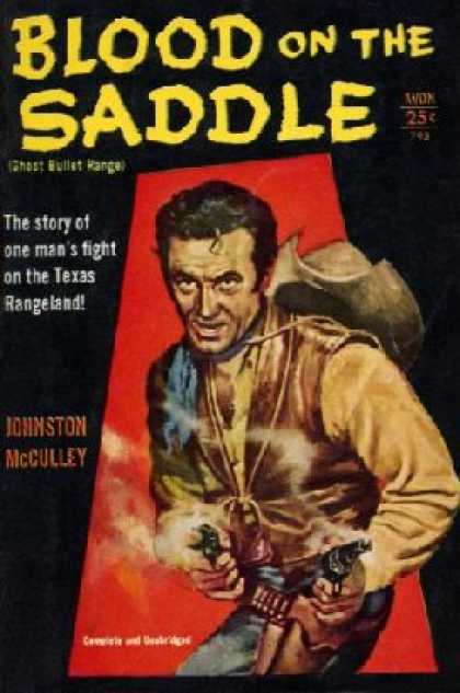 Avon Books - Blood On the Saddle (795) - Johnston Mcculley