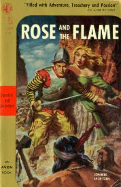 Avon Books - The Rose and the Flame - Jonreed Lauritzen