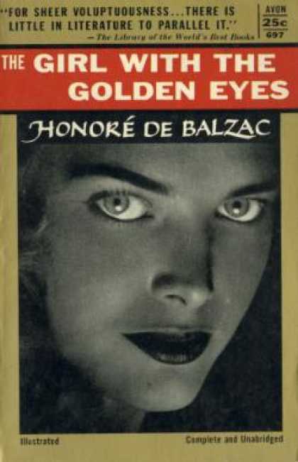 Avon Books - The Girl With the Golden Eyes - Honore De Balzac