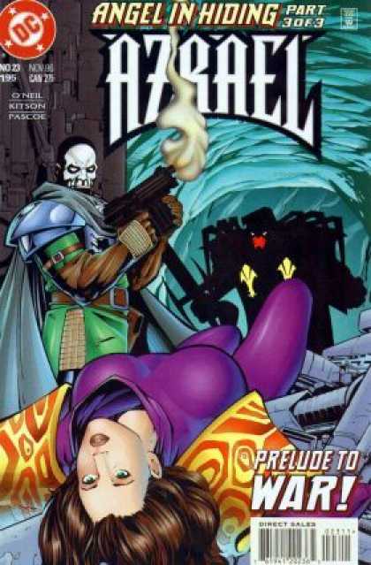Azrael 23 - Angel In Hiding Part 3 Or 3 - No 23 195 - Prelude To War - Masked Man - Big Gun - Barry Kitson