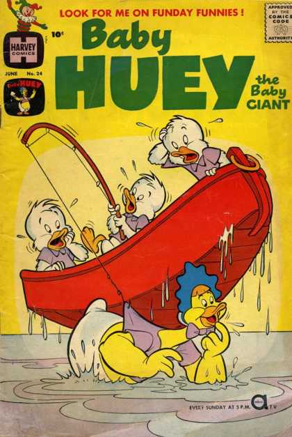 Baby Huey the Baby Giant 24 - The Baby Giant - Fishing - Boat - Baby - Harvey