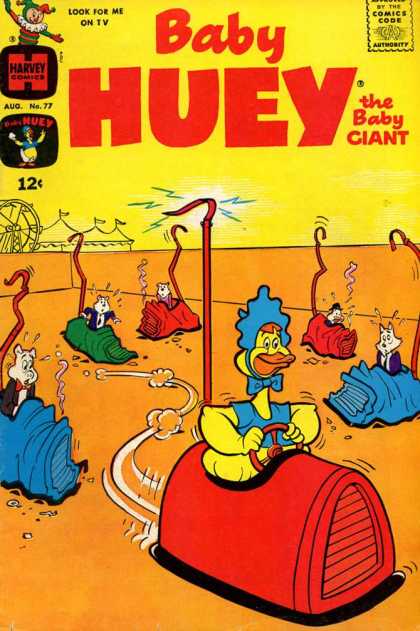 Baby Huey the Baby Giant 77 - 12c - Look For Me On Tv - Aug No77 - Harvey - By The Comics Code Authority