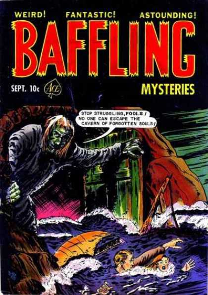 Baffling Mysteries 10 - September - Water - Green Man - Brown Hair - Green Door