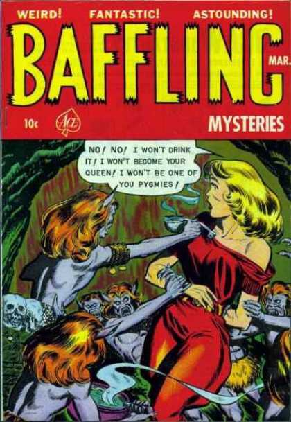 Baffling Mysteries 14 - Mystery - Woman - Monsters - Demons - Demons Attack Woman