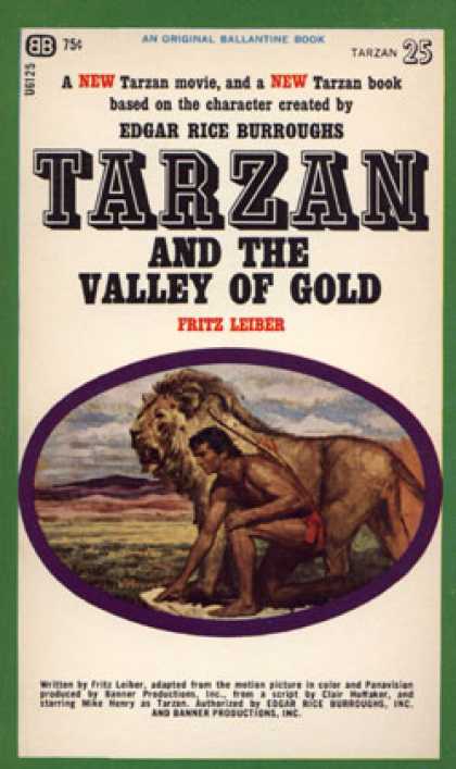 Ballantine Books - Tarzan and the Valley of Gold #25 - Fritz Leiber