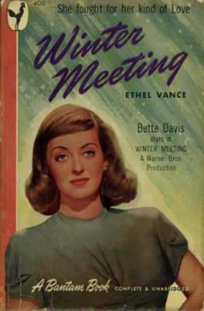 Bantam - Winter Meeting: Movie Tie In: Bette Davis - Ethel Vance