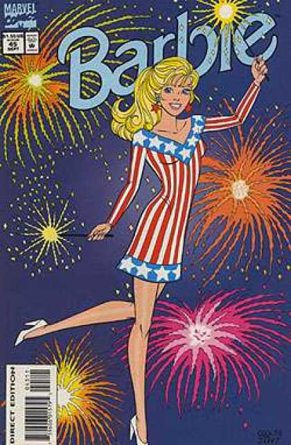 Barbie 45 - Fireworks - Sparkler - Blonde - Night
