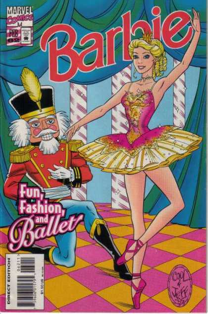Barbie 62 - Fun Fashion And Ballets - Ballerina - Tutu - Candy Cane Poles - Checkered Floor