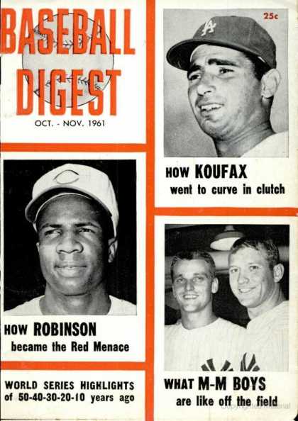 Baseball Digest - October 1961