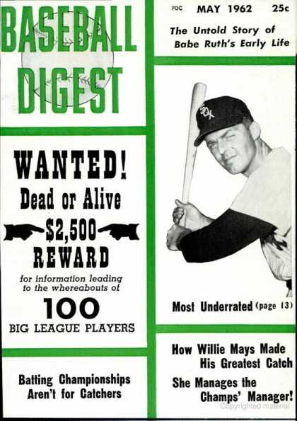 Baseball Digest - May 1962