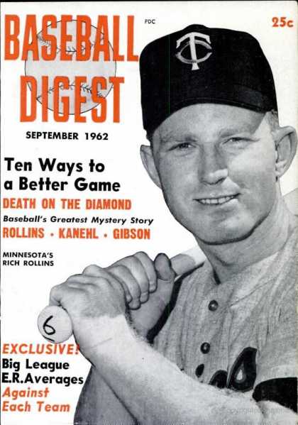 Baseball Digest - September 1962