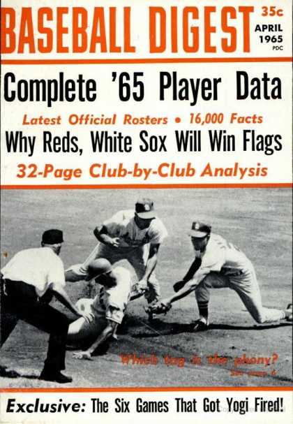 Baseball Digest - April 1965