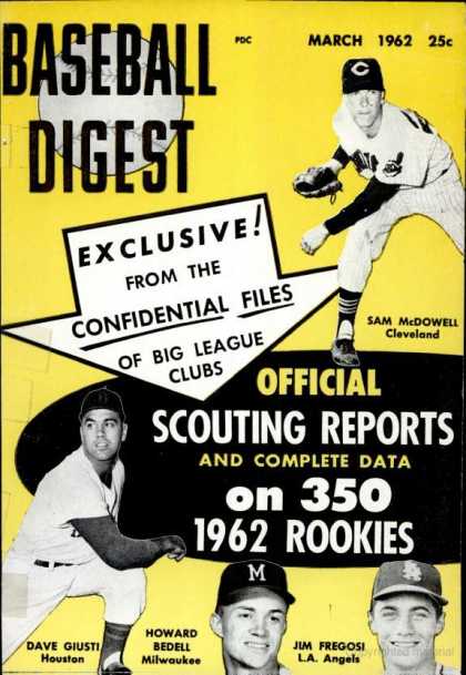 Baseball Digest - March 1969