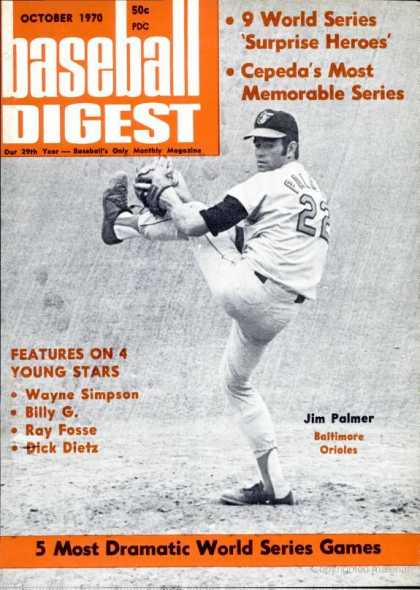 Baseball Digest - October 1970