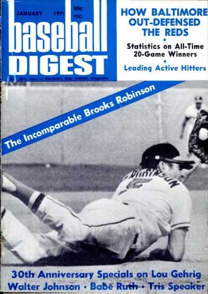 Baseball Digest - January 1971