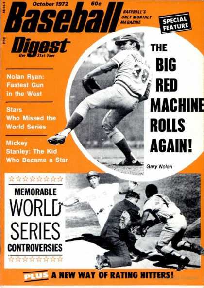 Baseball Digest - October 1972