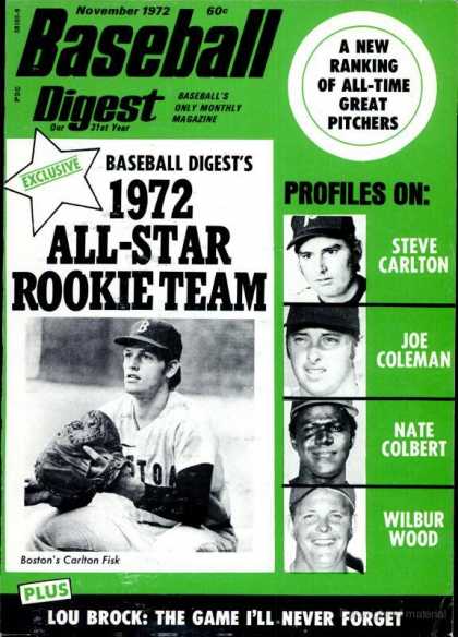 Baseball Digest - November 1972