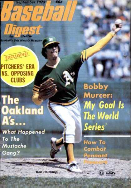 Baseball Digest - September 1973