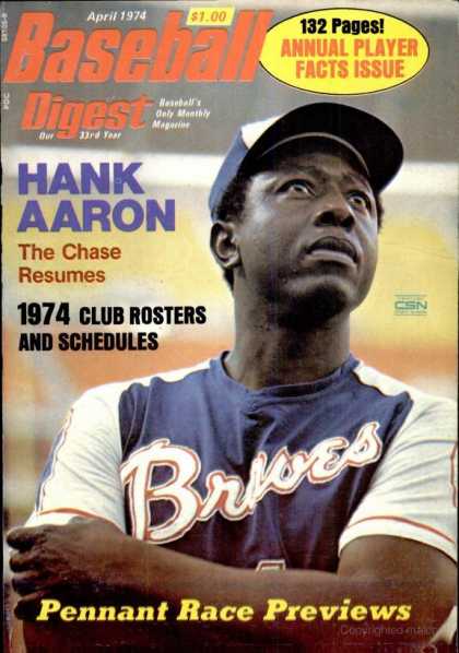 Baseball Digest - April 1974