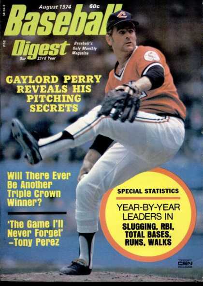 Baseball Digest - August 1974
