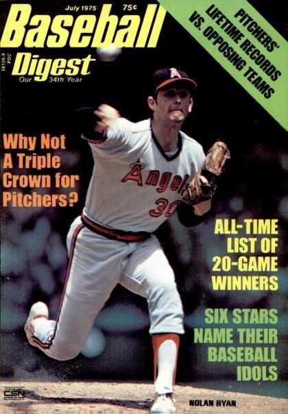 Baseball Digest - July 1975