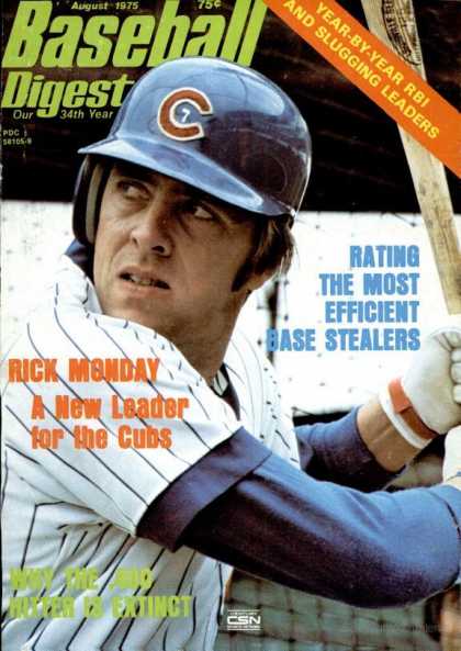 Baseball Digest - August 1975