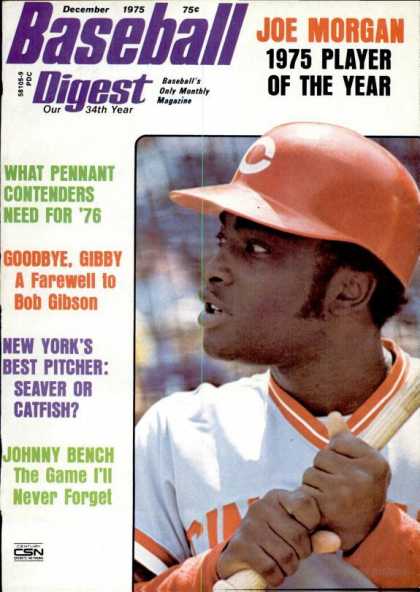 Baseball Digest - December 1975