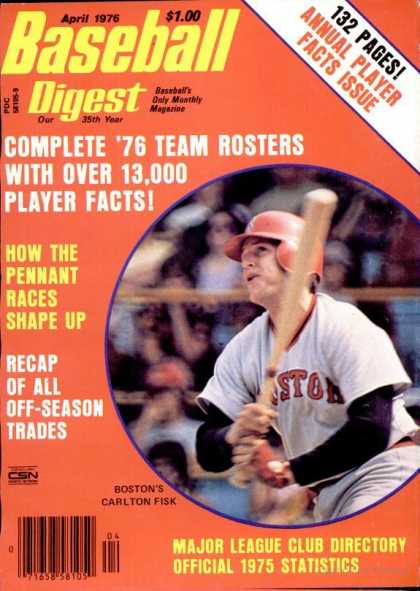 Baseball Digest - April 1976