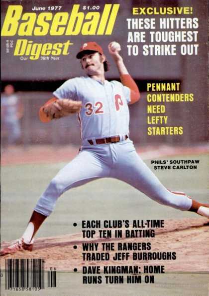 Baseball Digest - June 1977