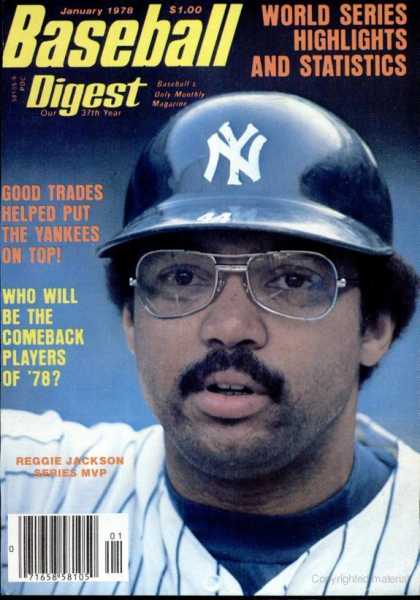 Baseball Digest - January 1978