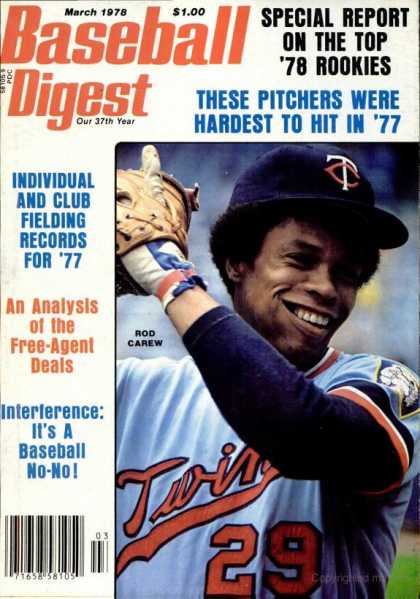 Baseball Digest - March 1978