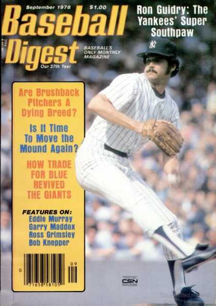 Baseball Digest - September 1978