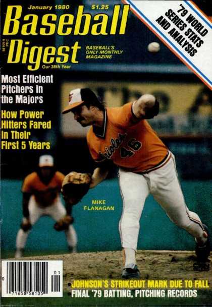 Baseball Digest - January 1980