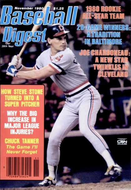 Baseball Digest - November 1980