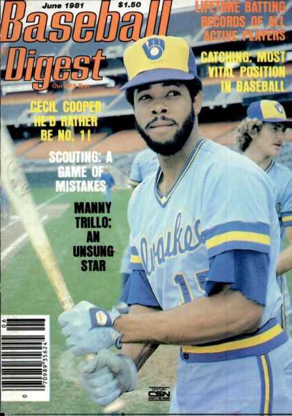 Baseball Digest - June 1981