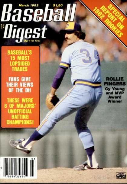 Baseball Digest - March 1982