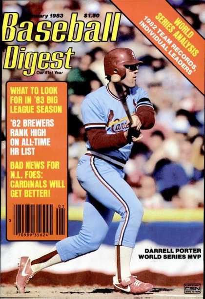 Baseball Digest - January 1983