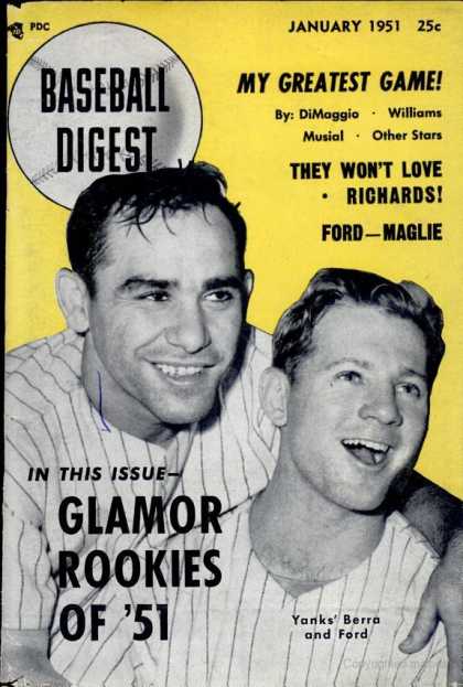 Baseball Digest - January 1951