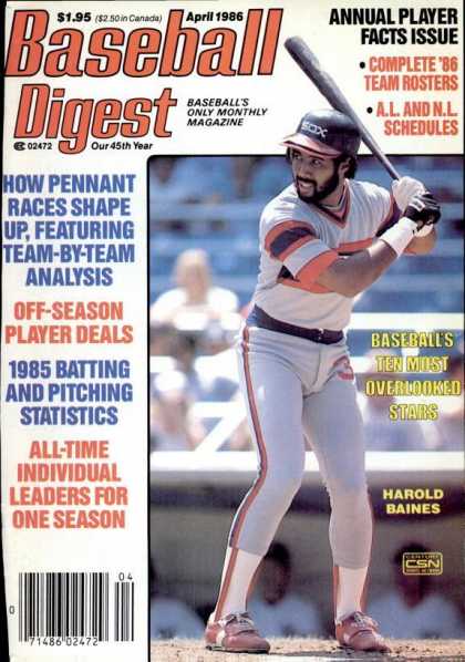 Baseball Digest - April 1986