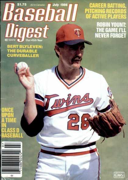 Baseball Digest - July 1986