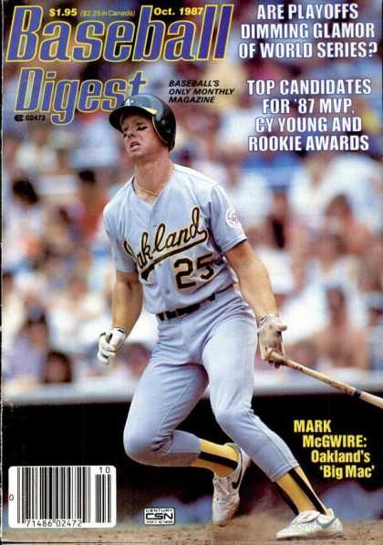 Baseball Digest - October 1987